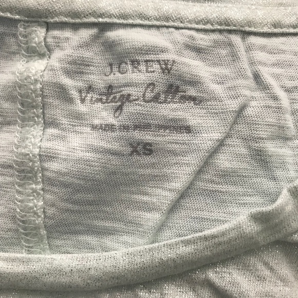 J. Crew Boatneck Metallic Shirt Size XS - Picture 3 of 3